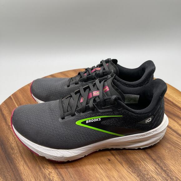 Brooks Launch 10 Shoes Womens Size 8 B Gray Running Comfort Walking Gym Sneakers - Picture 3 of 8
